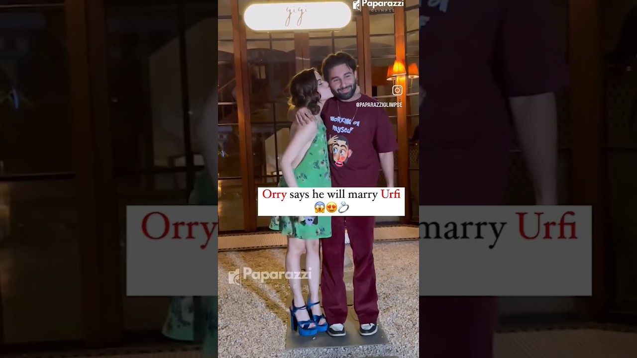 Urfi ne kiya orry ki kiss 💋🩷