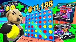 WIN ALL THIS IN 4 IN A ROW In Escape Tsunami For Brainrots screenshot 4
