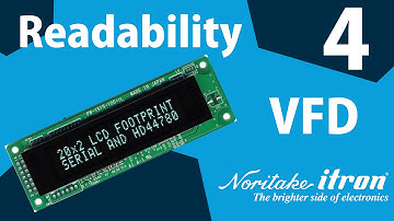 Noritake VFD: Readability Part 4 - Display Response Comparison