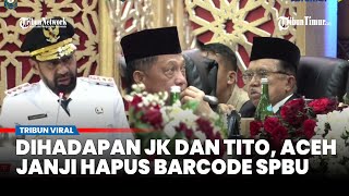 Baru Dilantik Jadi Gubernur Aceh, Muzakir Manaf Dan Fadhullah Bersorak Hapus Kebijakan Barcode Spbu