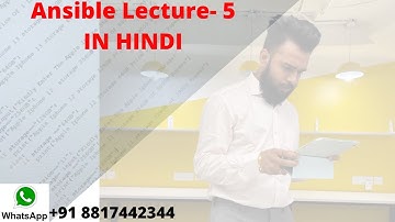 Ansible Lecture- 5 | IN HINDI | WhatsAPP No- 8817442344