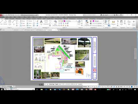 1.0 AutoCAD for Landscape Design- AutoCAD 2019 dashboard