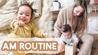 MORNING ROUTINE WITH A 6 MONTH OLD!