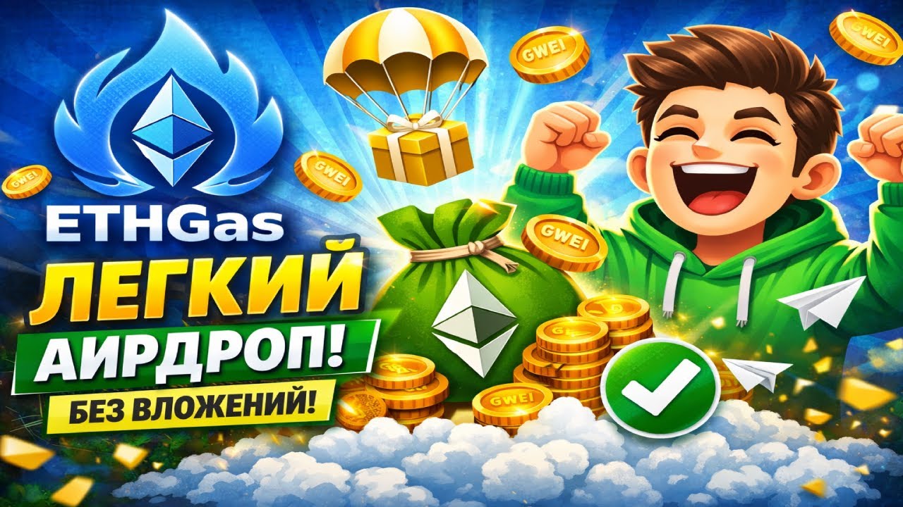 ETHGas — ЛЕГКИЙ АИРДРОП БЕЗ ВЛОЖЕНИЙ
