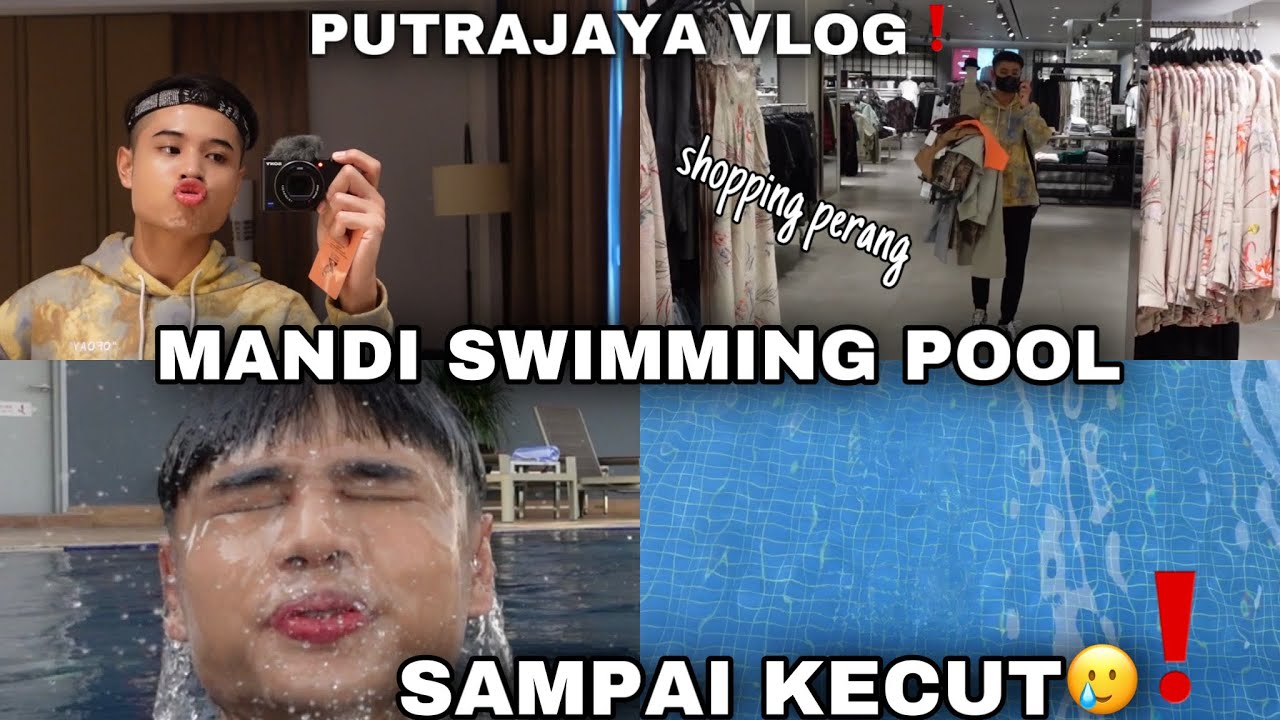 AKU MANDI SWIMMING POOL SAMPAI LEBAM🥲❗️| SHOPPING NAK GI PERANG‼️