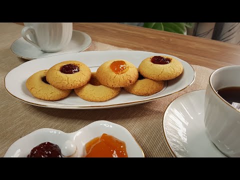 Βίντεο: Μπισκότα κουλουρακιών με μαρμελάδα