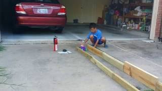 Solid Fuel Rocket Explosion - Brookwood Elem Science Project