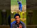 "Even I'd be Under Pressure" - Wasim Akram on Dhoni’s Death Over Mastery #wasimakram #shorts