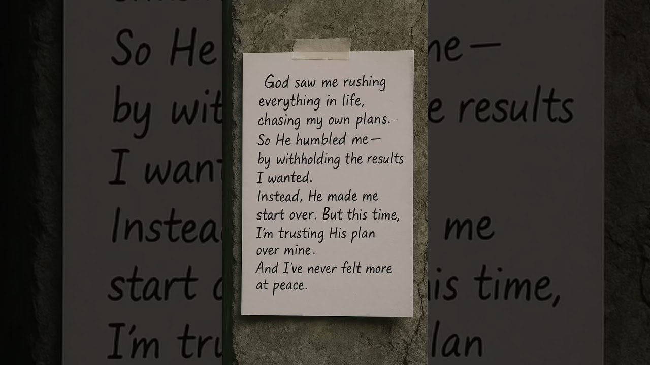 God Didn’t Deny You—He Redirected You.” 🙏✨ (Watch Till End)
