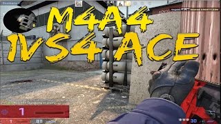 CS:GO | M4A4 1vs4 ACE [CACHE] #08