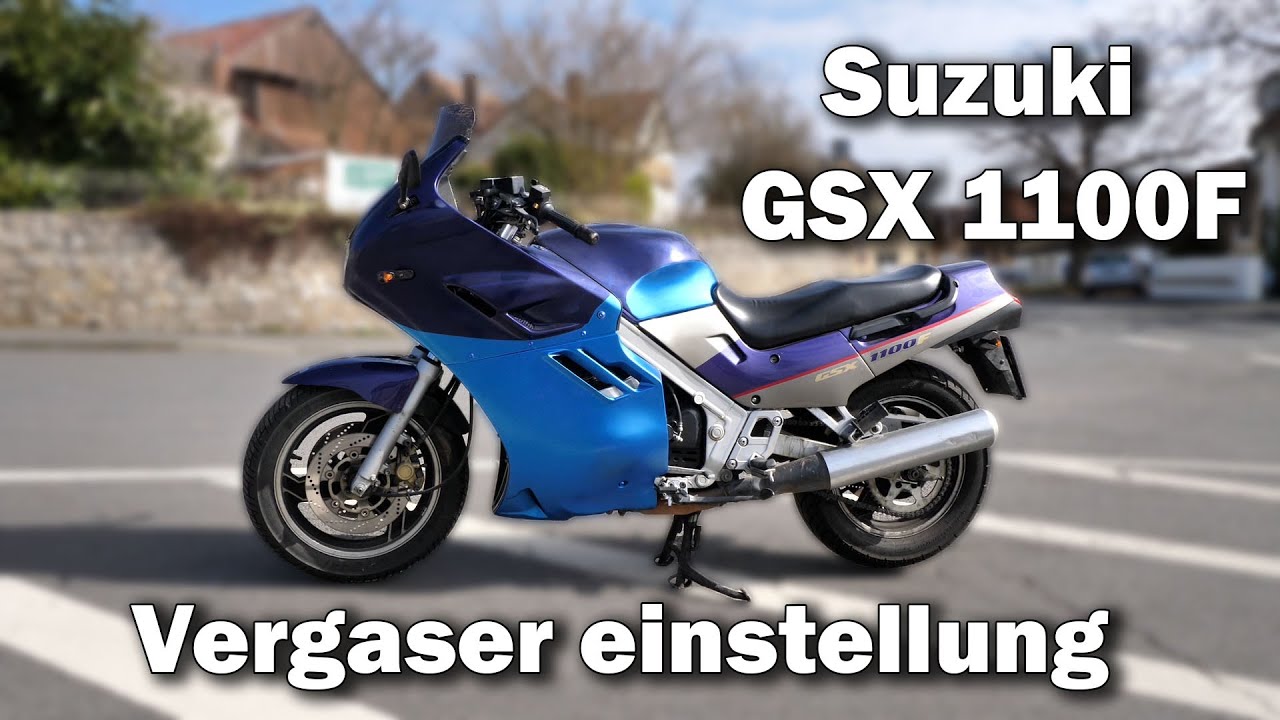 Suzuki GSX 1100F Vergaser einstellen