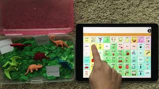 AAC + Playing! "DIFFERENT" with TouchChat with WordPower