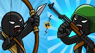 Stick War Legacy vs Stickman Modern Total War - New Stick War Game 2023 Final Boss New Skins Android screenshot 2