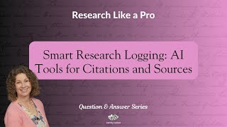 Smart Research Logging   AI Tools for Citations and Sources