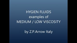 Hygienic pumps for transferring creams, viscous fluids of MEDIUM-LOW VISCOSITY -HYGIEN PUMP-ZP ARROW
