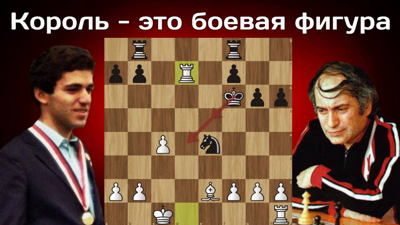 Михаил Таль - Гарри Каспаров. 5-я партия. Блиц-матч. Тбилиси 1978. Шахматы