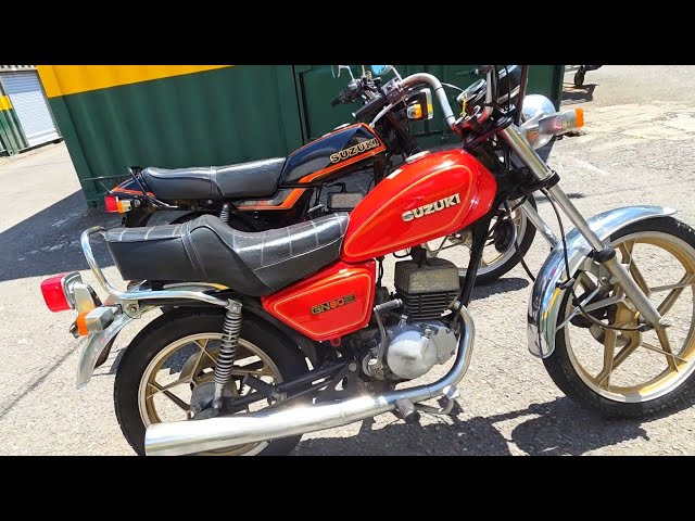 1981年生まれのSUZUKI/ GN80EとRG80E - YouTube