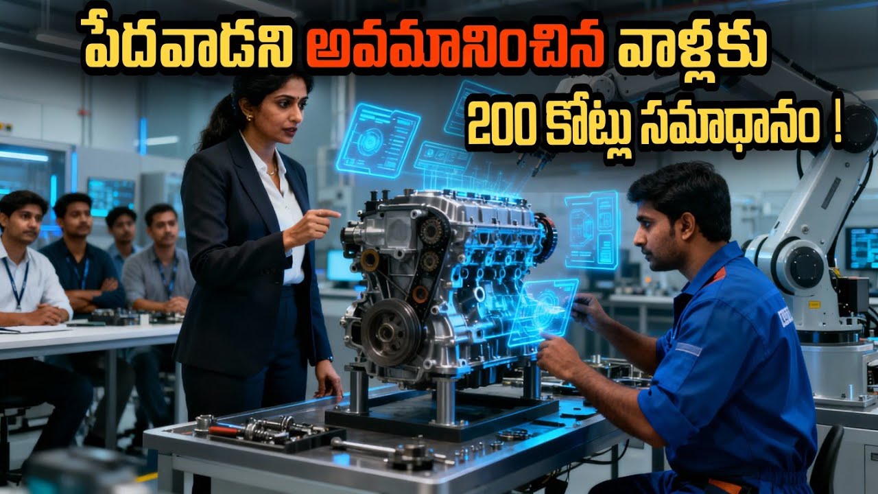 పేదవాడు 100 కోట్ల ఇంజిన్‌ను ఎలా సేవ్ చేశాడో తెలియగానే అందరూ షాక్😱| Telugu Moral Stories | JK Wonders