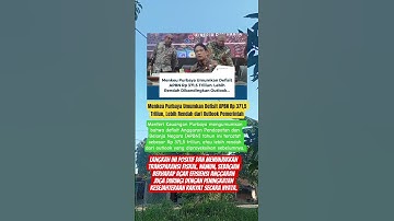 Menkeu Purbaya Umumkan Defisit APBN Rp 371,5 Triliun#shortsviral #fypshort #viral