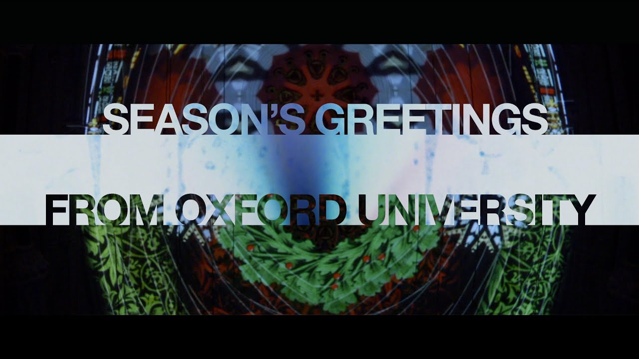 Exeter College in a new light Season's greetings from Oxford
