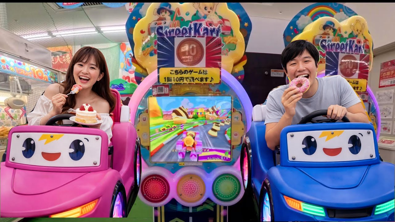 Hop in the Car and Collect Sweets! Drive Through a Sweet World | Sweet Kart【IGS】