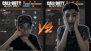 Black Ops 3 Random Class Generator Against Brother!