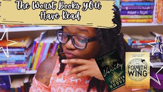 Reacting To The Worst Books YOU Have Ever Read