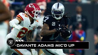 Davante Adams Eclipses 100 Catches on the Season While Mic’d Up vs. Chiefs | Raiders | NFL