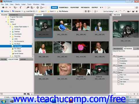 Photoshop CS6 Tutorial Labeling & Rating Files Adobe Training