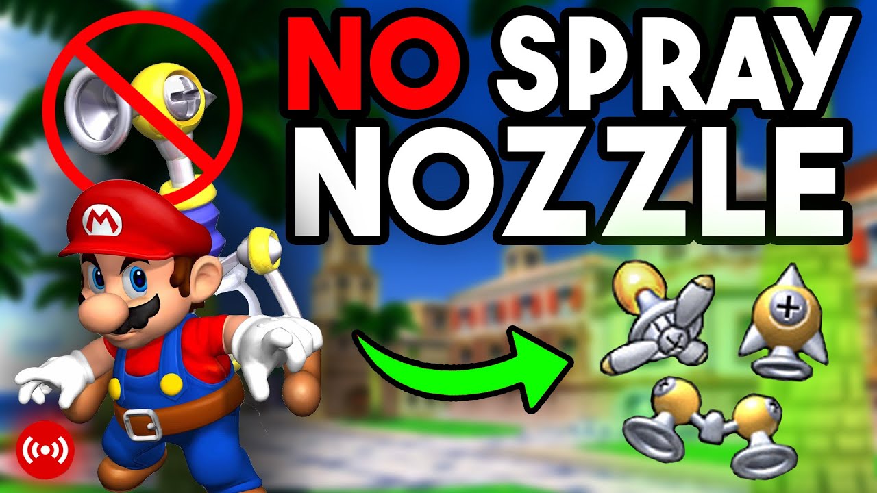 🔴 Super Mario Sunshine No Spray Nozzle Challenge 🔴 - YouTube
