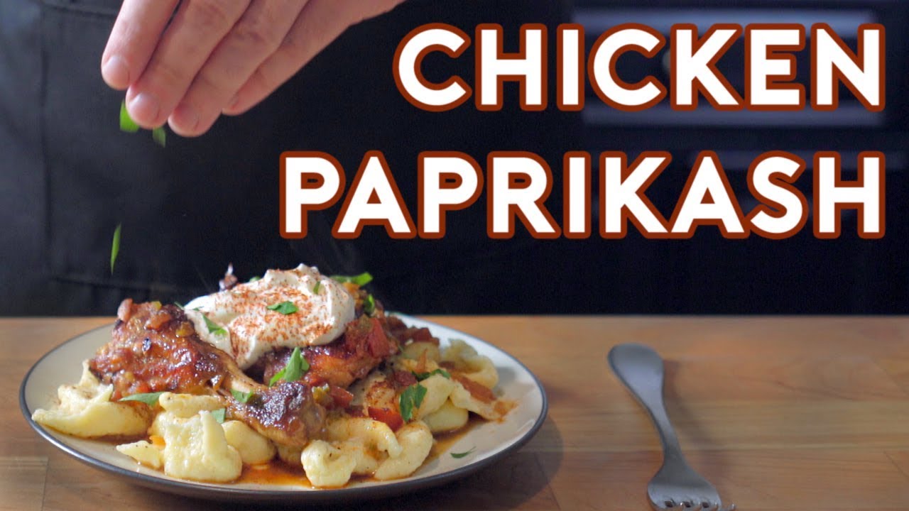 Binging with Babish | Chicken Paprikash from Captain America: Civil War | Babish Culinary Universe