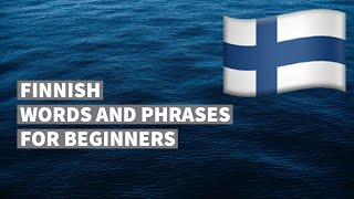 Finnish Words And Phrases For Absolute Beginners Learn Finnish Language Easily 16 Topics
