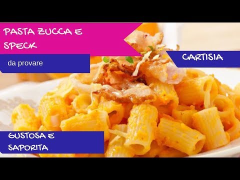 Pasta con Crema di Zucca e Speck