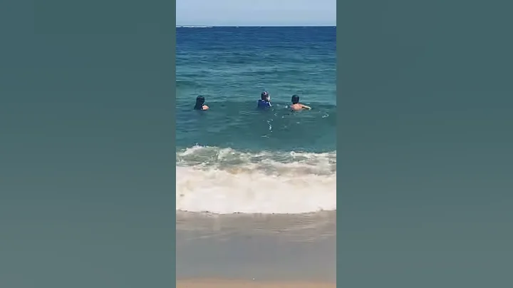 I went to the beach with my cousins!