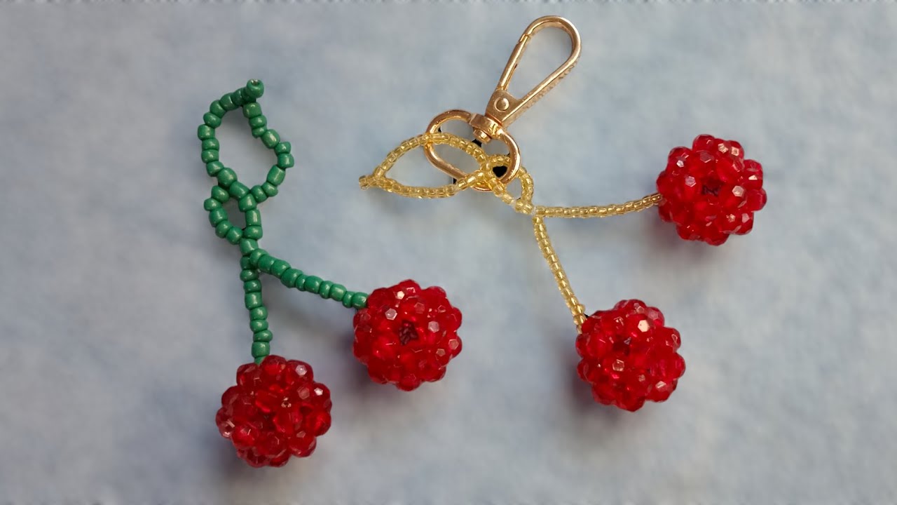 طريقة عمل ميدالية الكريز🍒 // برنامج تعليمي سهل 🤩 