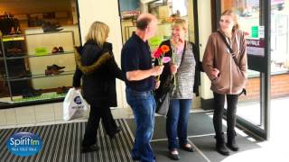 Giving out flowers in Horsham - Random Act of Kindness