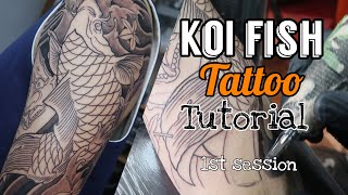 Full KOI FISH TATTOO TUTORIAL tagalog News
