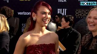 Dua Lipa Reacts To Ryan Goslings Barbie Dance Moves Exclusive