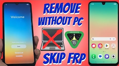 Samsung a26 frp bypass zonder pc, Google-account verwijderen Android 15