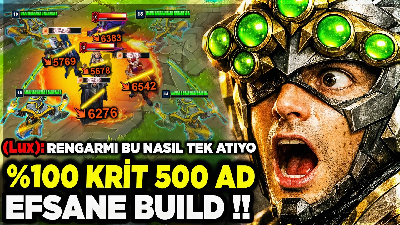 RENGAR GİBİ TEK ATAN MASTER Yİ !! 1 Q FULL CAN TEK !!