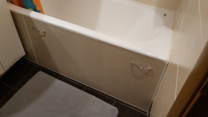 Как закрыть пространство под ванной своими руками?