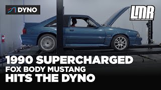 1990 Vortech Supercharged Fox Body Dyno Pull