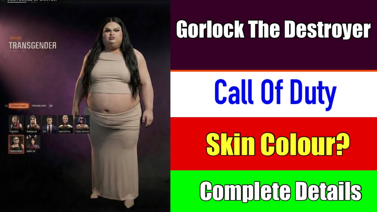call of duty gorlock the destroyer skin || call of duty skin gorlock the destroyer