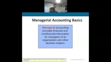 Managerial Accounting Concepts and Principles