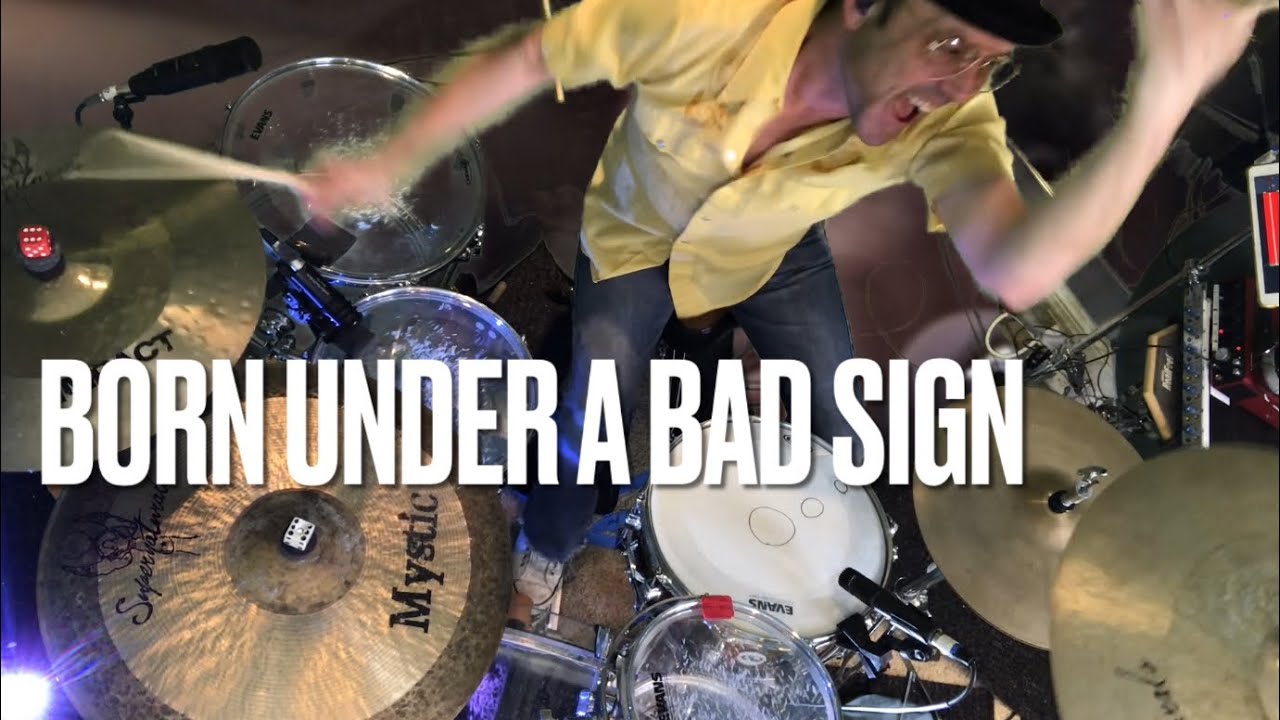 Born Under A Bad Sign - Stevie Ray Vaughan, Albert King and Drums.