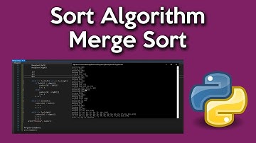 Python Sort Algorithms - Merge Sort
