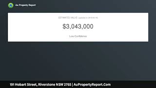 191 Hobart Street, Riverstone NSW 2765 | AuPropertyReport.Com