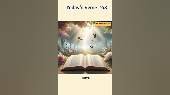 Today's Verse #68 | Philippians 4:8 (New International Version)