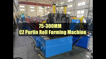 75-300mm Automatic Size Adjustment CZ Purlin Roll Forming Machine