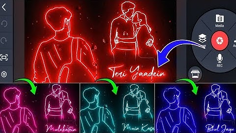 Trending Glow+Raindrops Status Editing | New Lyrics With Emoji Status Editing | Kinemaster Editing